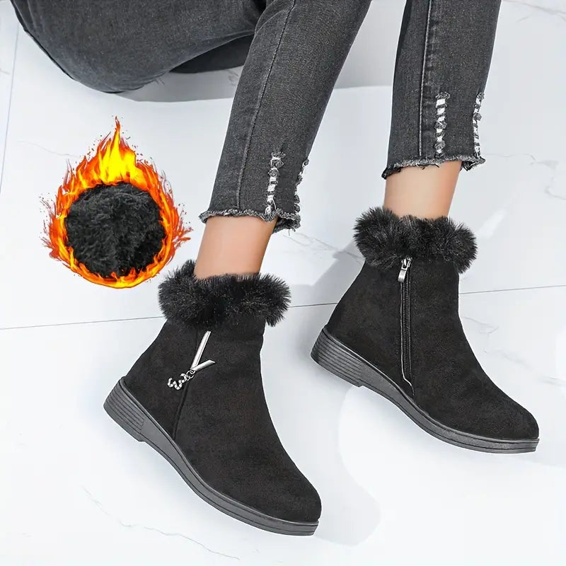 DUNSMORE™ WOMEN'S PLUSH LINED WINTER SNOW BOOTS
