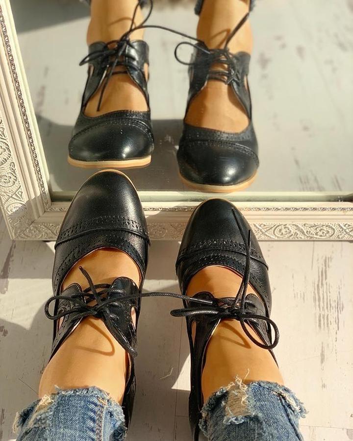 FLORA™ WOMEN'S CHUNKY HEELS SHOES FOR SPRING