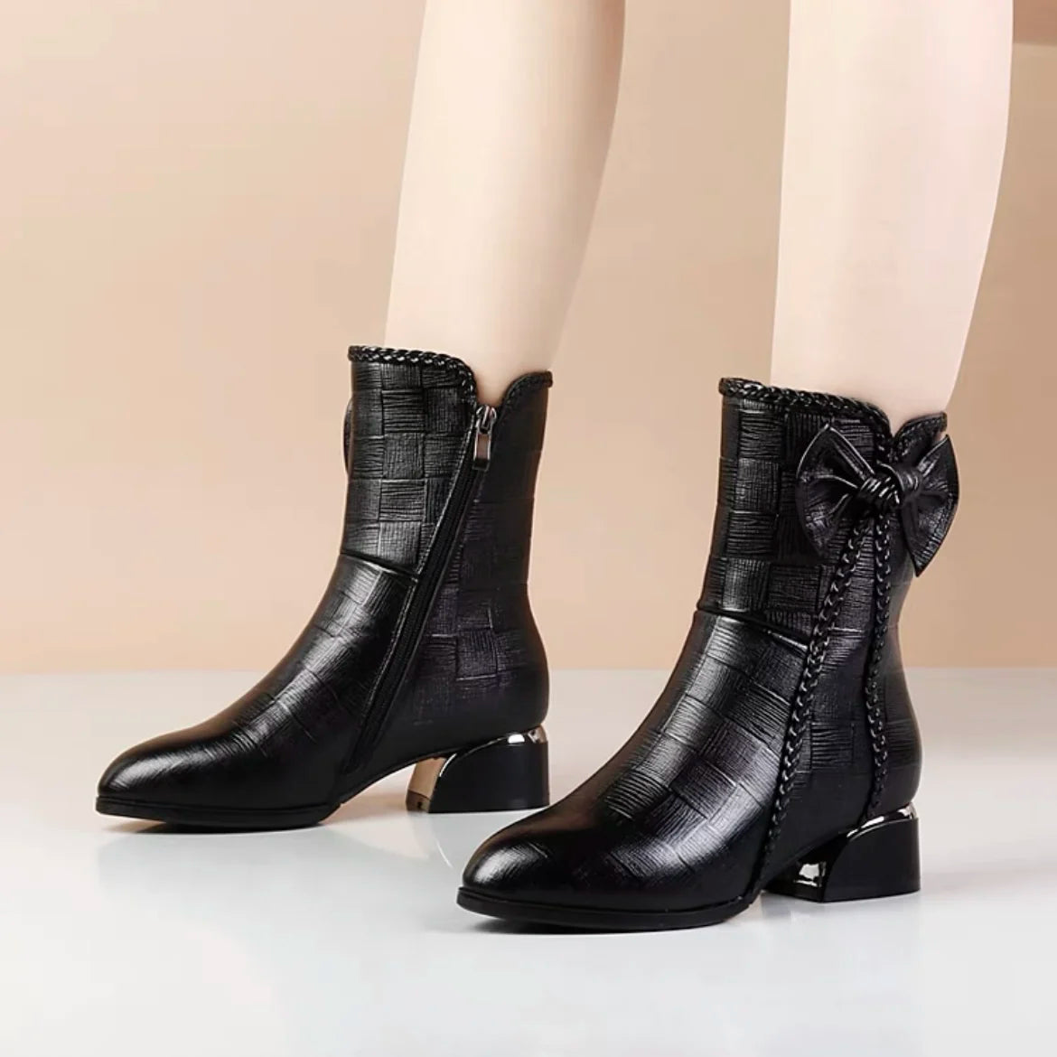 STELLA™ MID-CALF SOFT VELVET LEATHER WINTER BOOTS