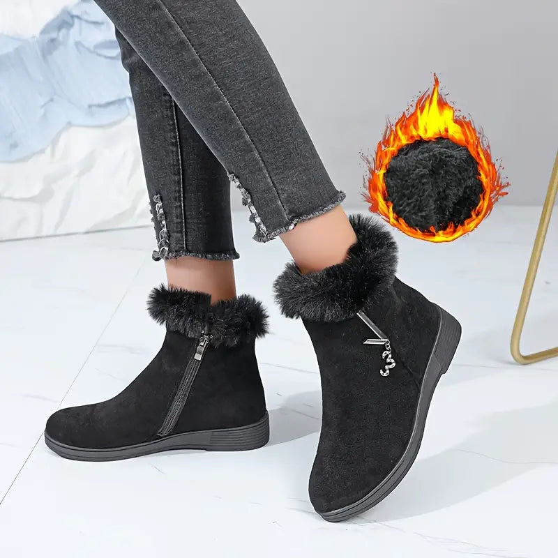 DUNSMORE™ WOMEN'S PLUSH LINED WINTER SNOW BOOTS
