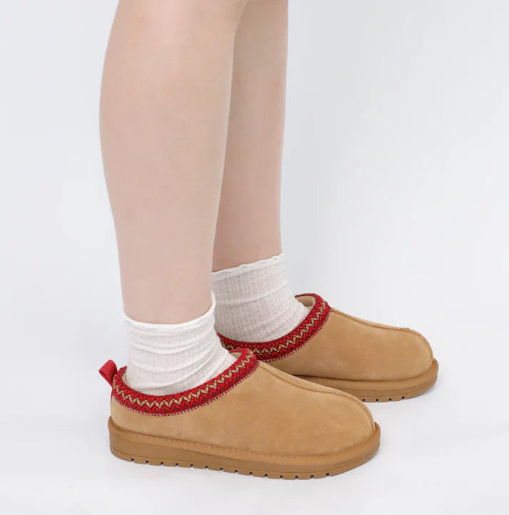 COZY SUEDE FLUFFY FUR ANKLE BOOTS