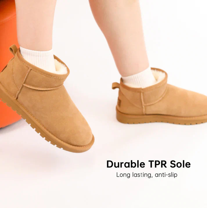 WINTER WARM FLAT PADDED ANKLE SNOW BOOTS – COZY, DURABLE & STYLISH