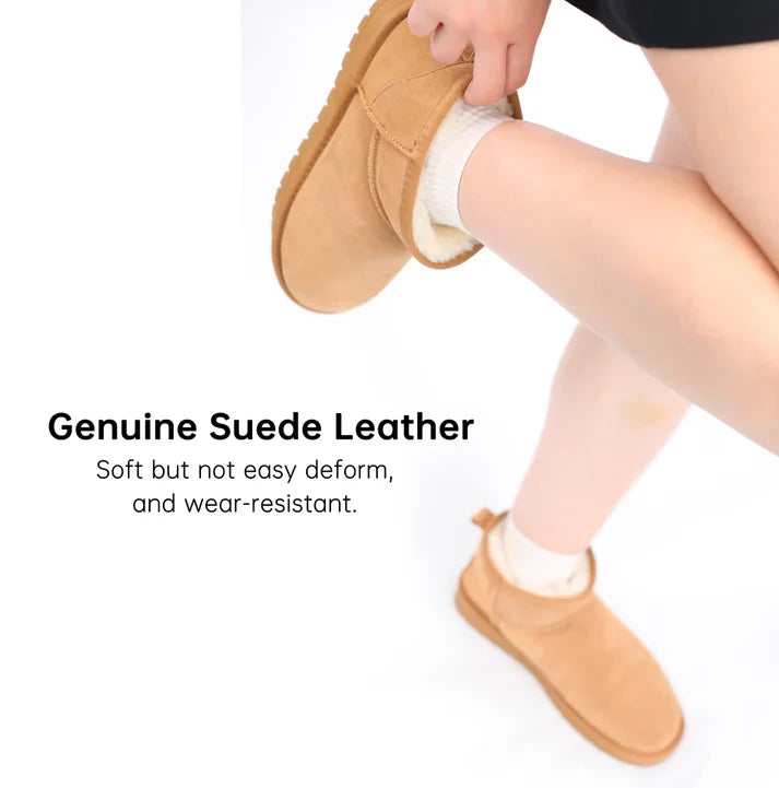 WINTER WARM FLAT PADDED ANKLE SNOW BOOTS – COZY, DURABLE & STYLISH