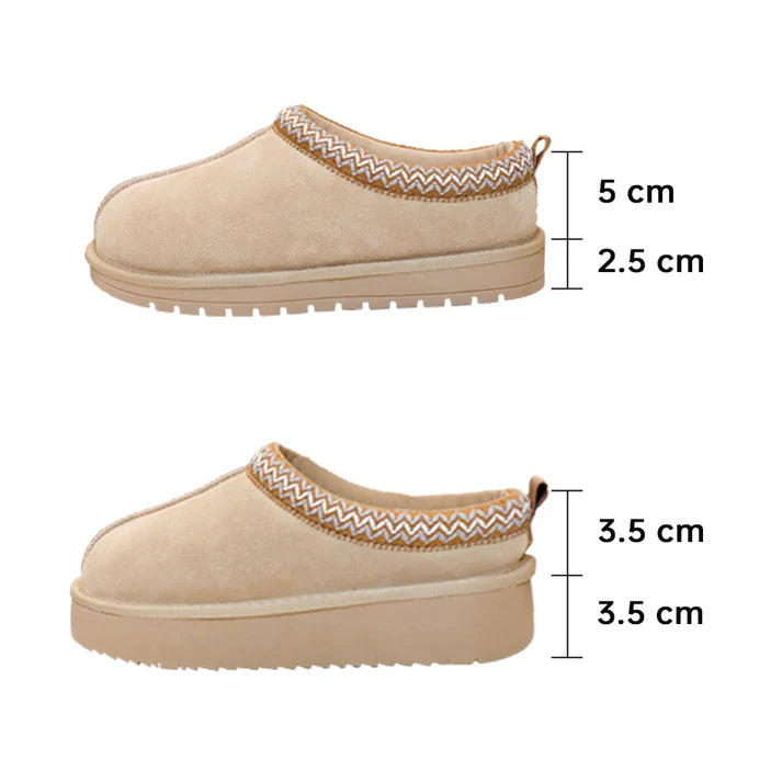 COZY SUEDE FLUFFY FUR ANKLE BOOTS