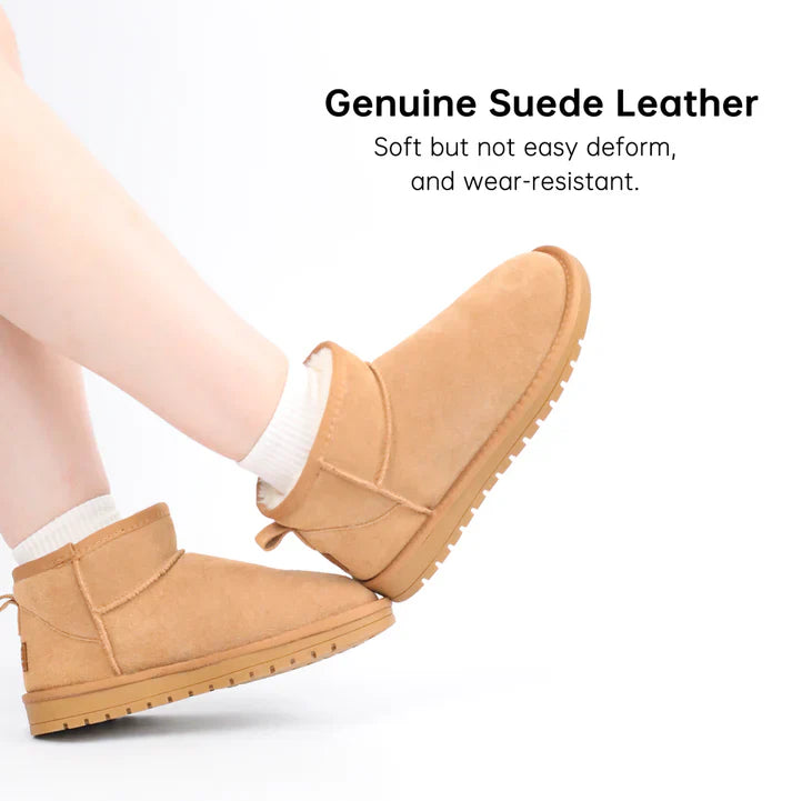 WINTER WARM FLAT PADDED ANKLE SNOW BOOTS – COZY, DURABLE & STYLISH