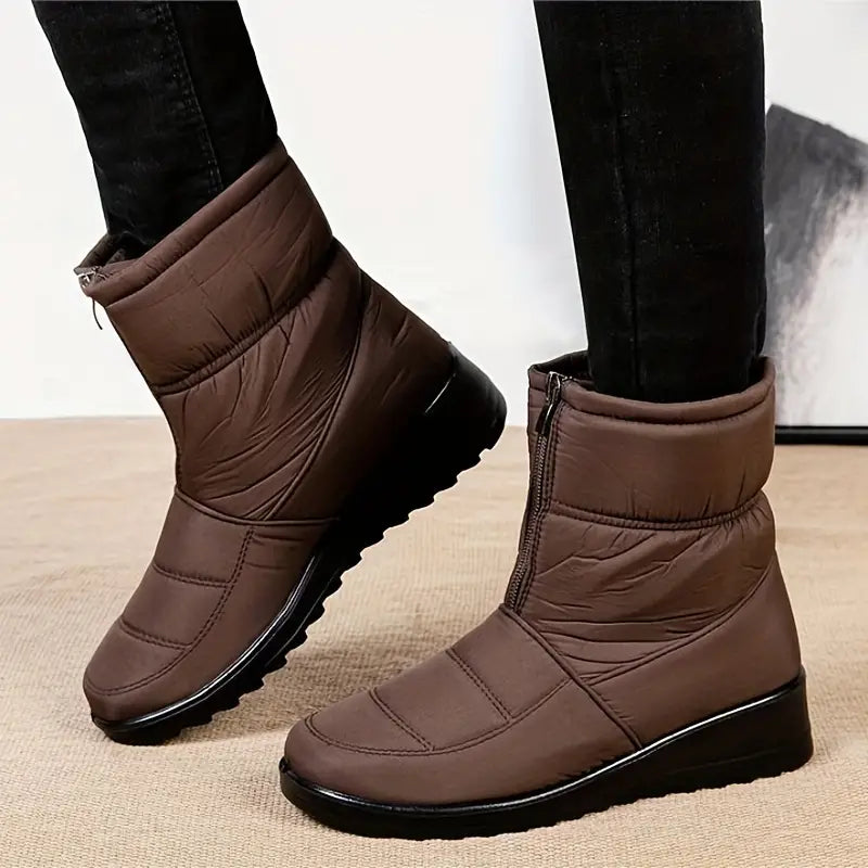 ALICIA™ WARM WATERPROOF ANKLE SNOW BOOTS