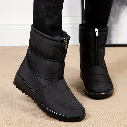 ALICIA™ WARM WATERPROOF ANKLE SNOW BOOTS