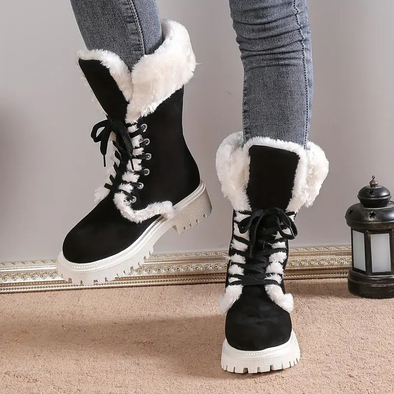 MAHONE™ LACE-UP MID-CALF WINTER BOOTS