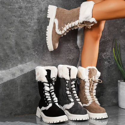 MAHONE™ LACE-UP MID-CALF WINTER BOOTS