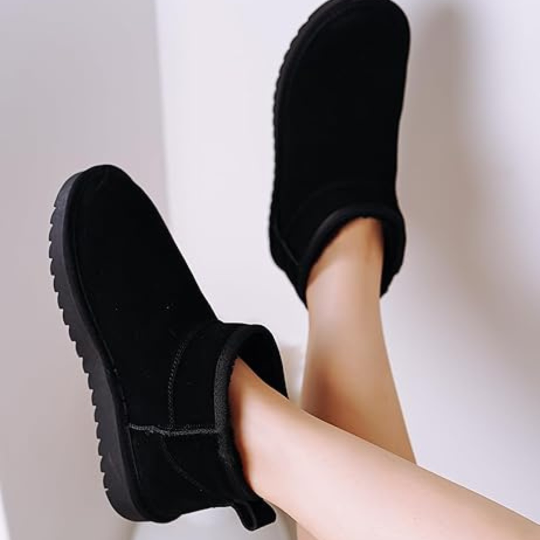 SUEDE ANKLE BOOTS – COZY, STYLISH & WATER-RESISTANT