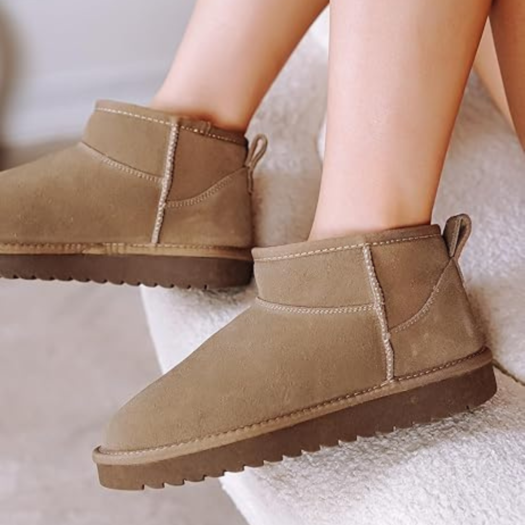SUEDE ANKLE BOOTS – COZY, STYLISH & WATER-RESISTANT