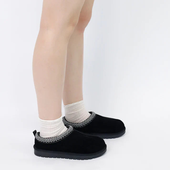 COZY SUEDE FLUFFY FUR ANKLE BOOTS