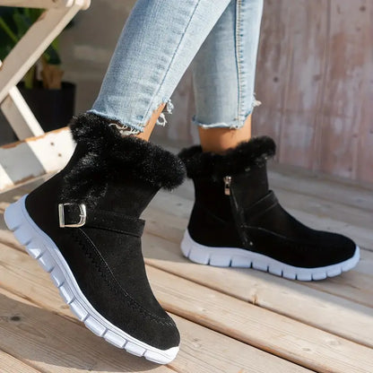 LAVAL™ WATERPROOF UNISEX COZY VELVET-LINED SNOW BOOTS