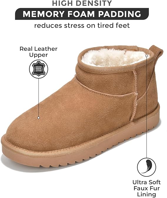 SUEDE ANKLE BOOTS – COZY, STYLISH & WATER-RESISTANT