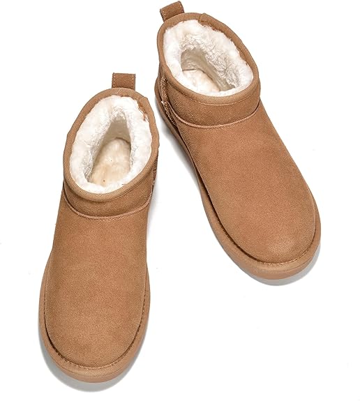 SUEDE ANKLE BOOTS – COZY, STYLISH & WATER-RESISTANT