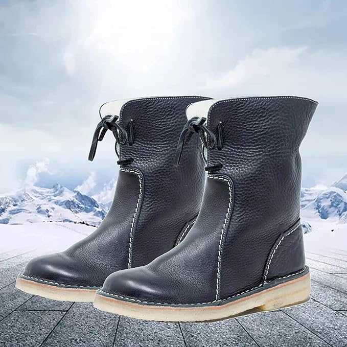 Black warm 2024 winter boots