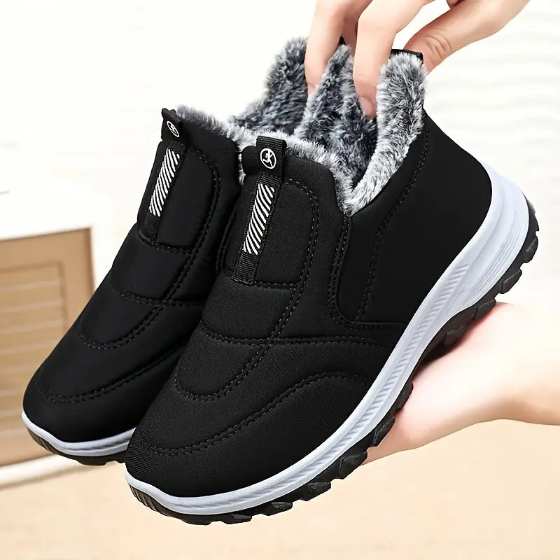 LUNENBURG™ FLEECE-LINED COZY WINTER ANKLE BOOTS