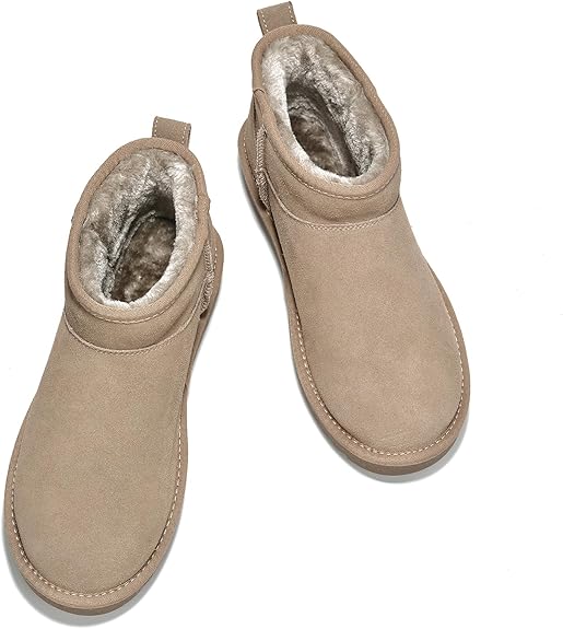 SUEDE ANKLE BOOTS – COZY, STYLISH & WATER-RESISTANT