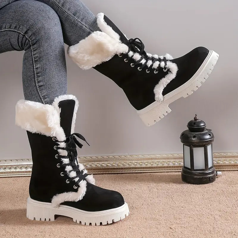 MAHONE™ LACE-UP MID-CALF WINTER BOOTS