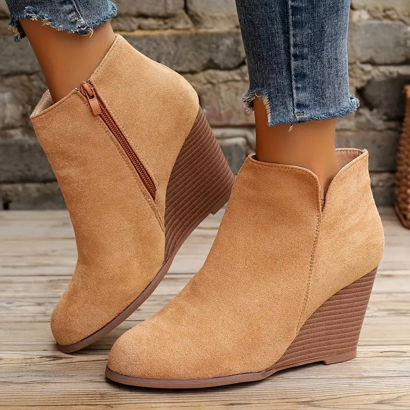 QUESNEL™ ULTRAHIGH HEEL WOMEN'S WEDGE ANKLE BOOTS