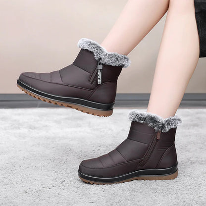 WOMEN'S WINTER WATERPROOF WARM COTTON BOOTS