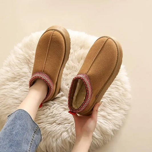 CALIENNE™ WOMEN'S COZY PLATFORM SLIPPERS