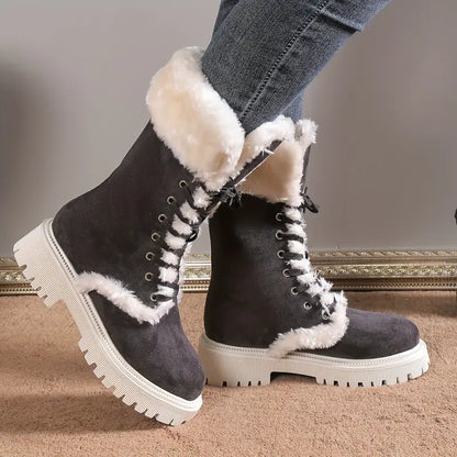 MAHONE™ LACE-UP MID-CALF WINTER BOOTS