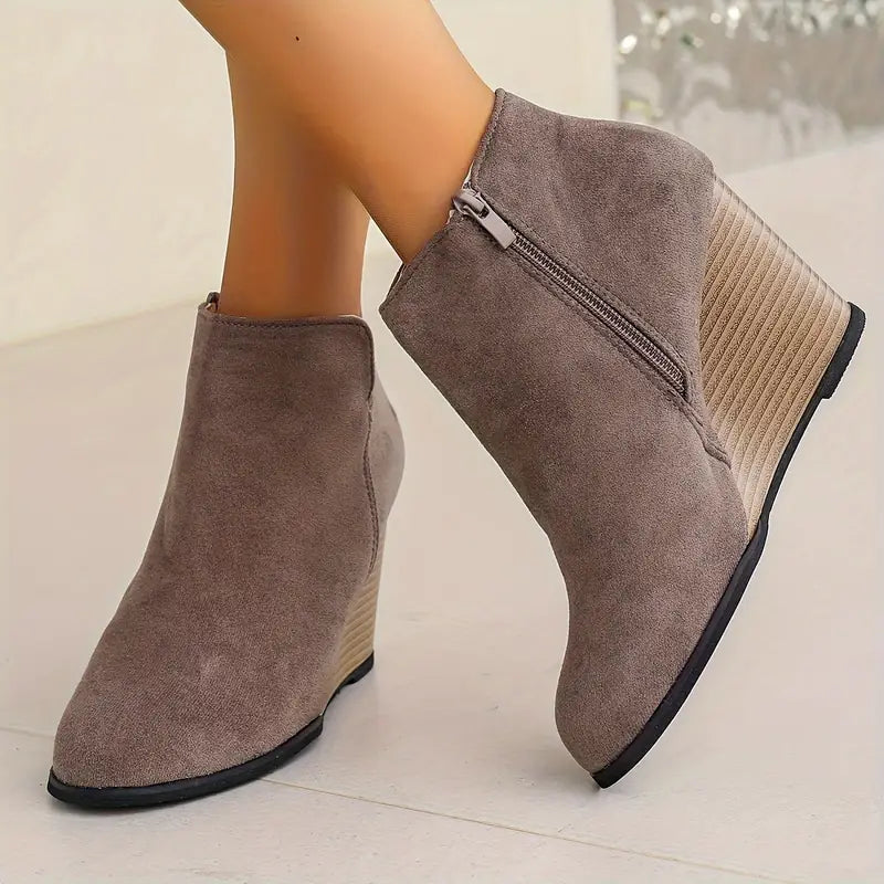 QUESNEL™ ULTRAHIGH HEEL WOMEN'S WEDGE ANKLE BOOTS