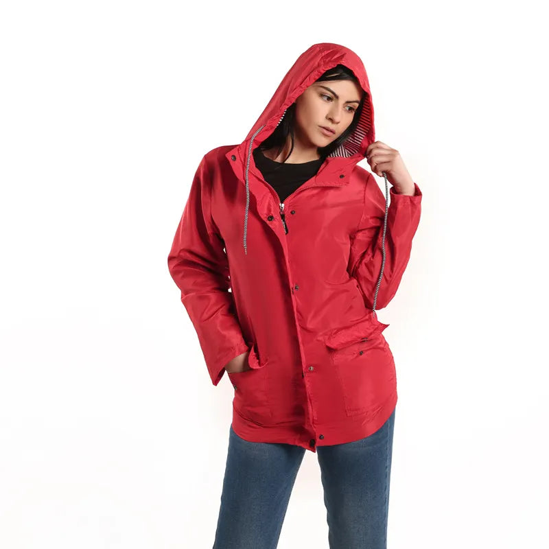 OLIVIA™ WOMEN'S OUTDOOR RAINCOAT JACKET