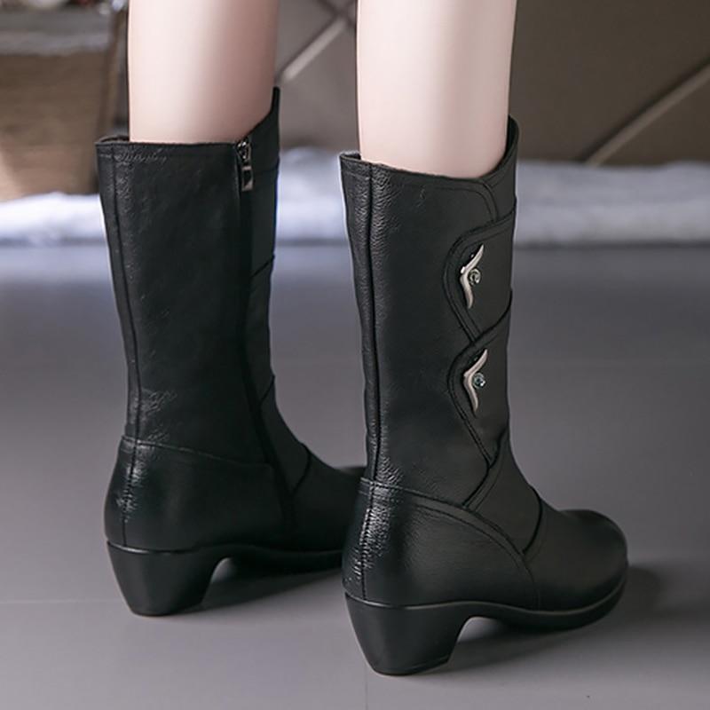 MAELIS™ MID-HEIGHT NON-SLIP LEATHER WINTER BOOTS