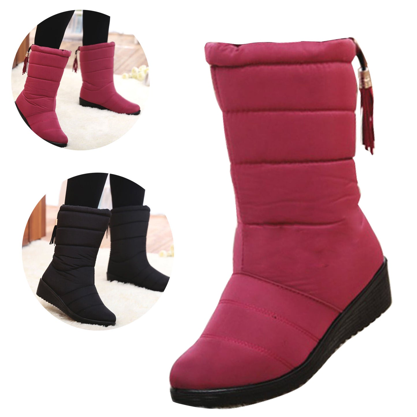 LIVIA™ WATERPROOF WINTER WARM COTTON BOOTS