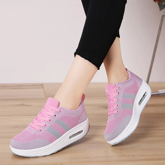 WOMEN'S AIR CUSHION KNIT ORTHOPEDIC SHOES